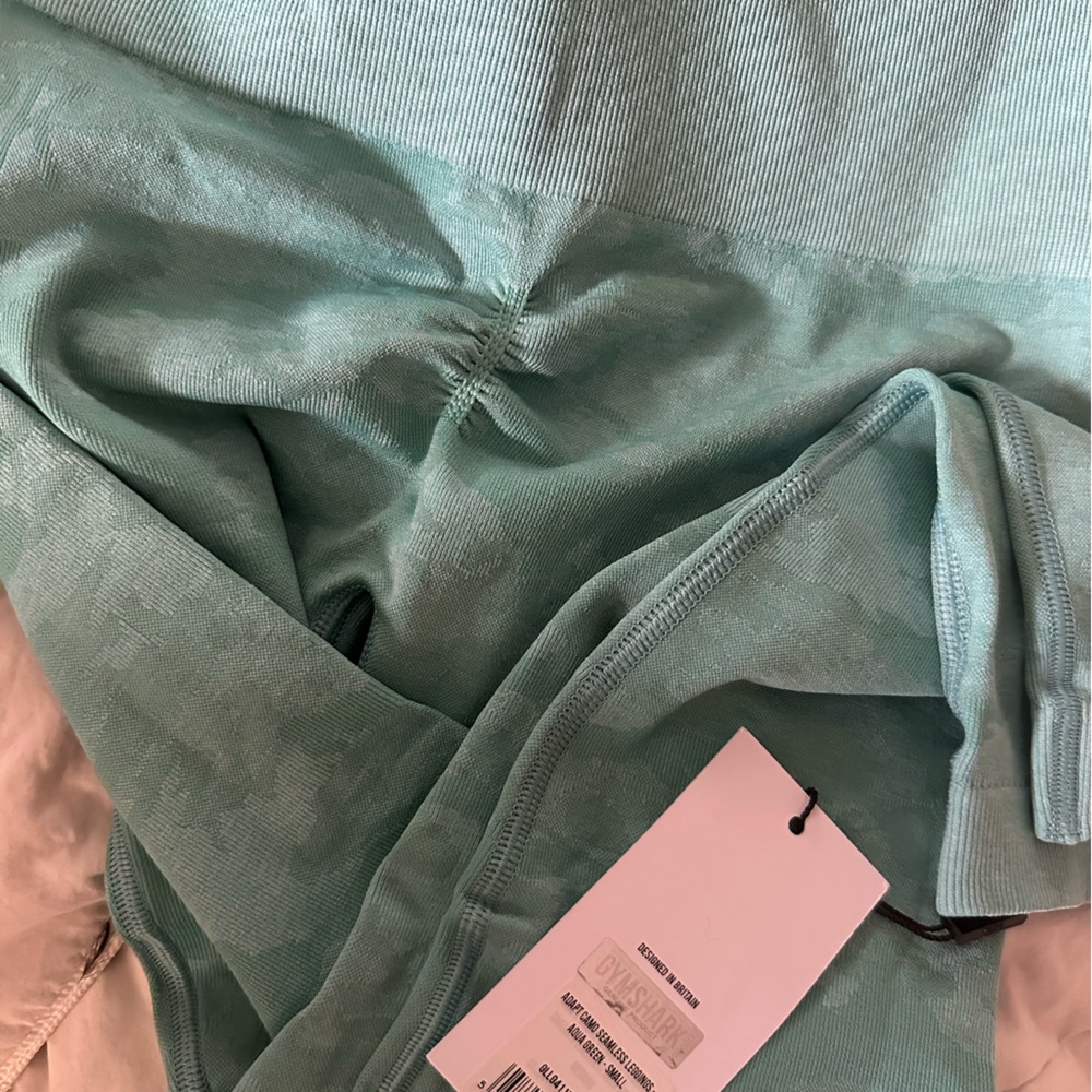 Gymshark Teal Leggings - Picture 2 of 5